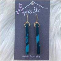2026 Apres Ski Powderhound Ski Earrings Womens