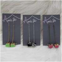 2022 Apres Ski T-bar Ski Earring Womens