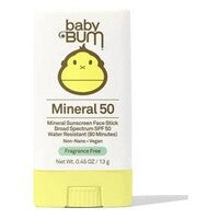 2025 Sun Bum Mineral SPF 50 Sunscreen Face Stick - Baby Bum Unisex